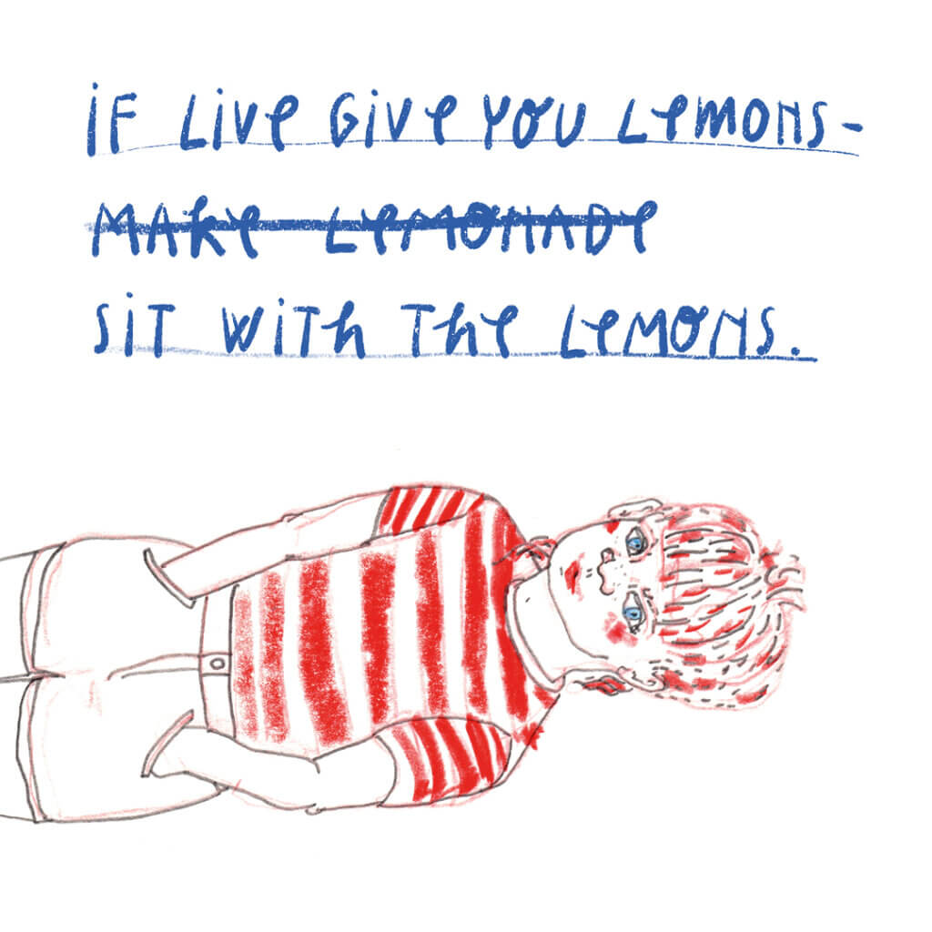 Matrosenhunde. Illustration, Wochenkalender, Sit with the lemons.