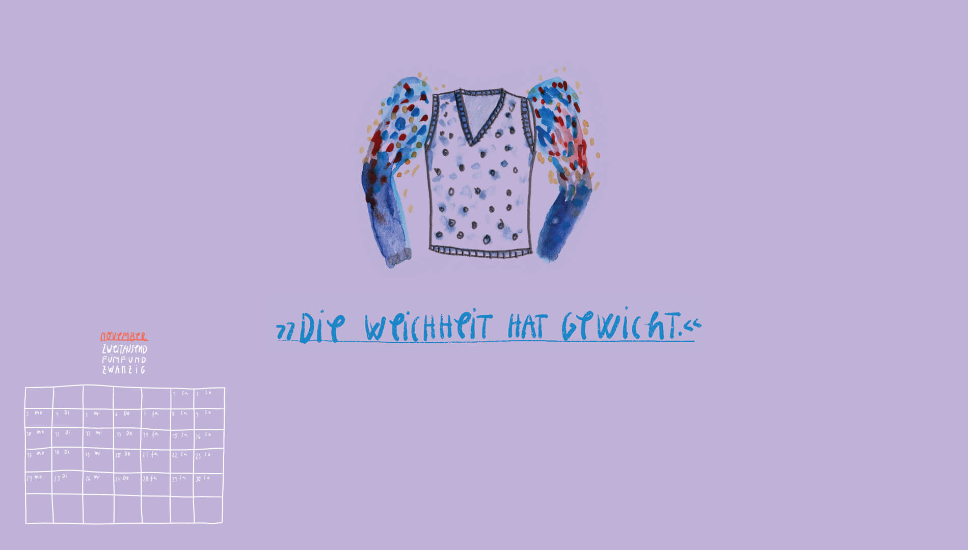 Matrosenhunde, Monatskalender, November, Weichheit, Gewicht