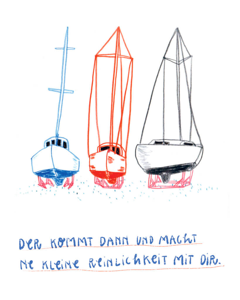 Matrosenhunde, Wochenkalender, illustration