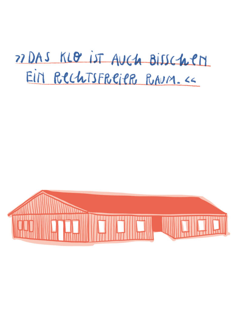 »Das Klo ist auch bisschen ein rechtsfreier Raum.«